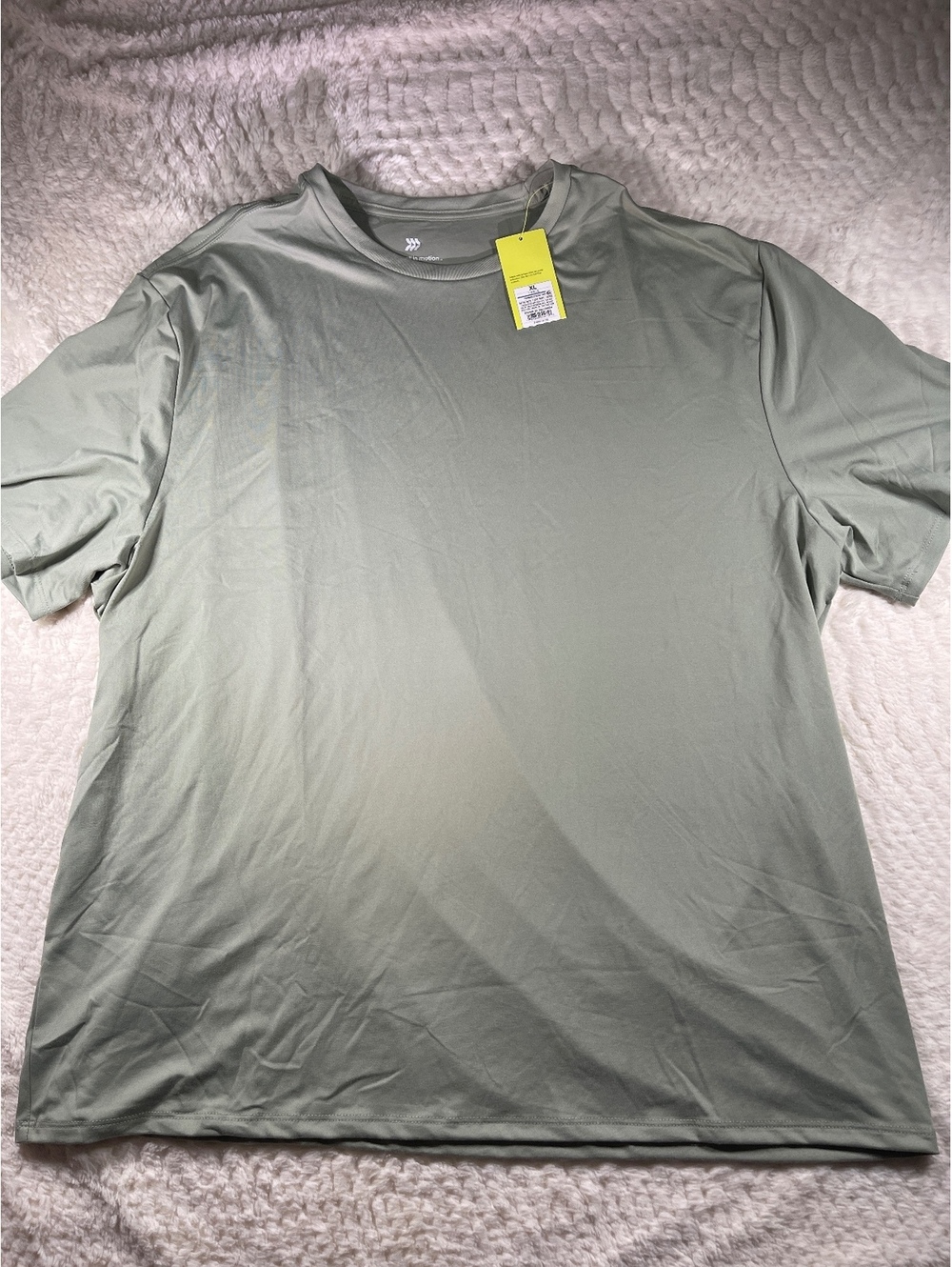 All in Motion Men's XL Performance T-Shirt Light Green